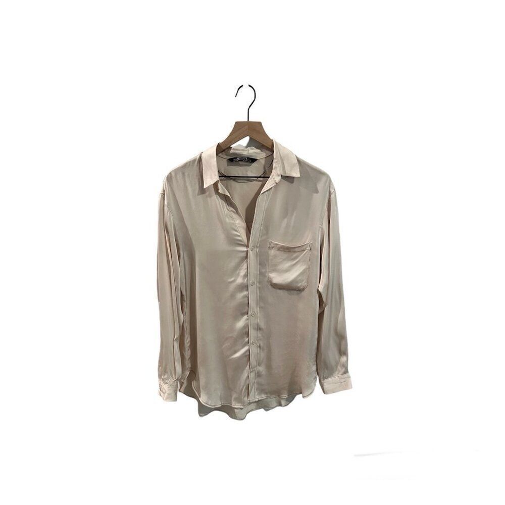Zara Premium Collection Button Down Size XS Blouse